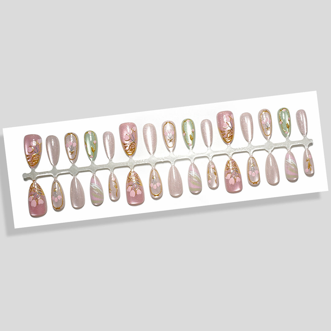 Premium Press-On Nail Art Set