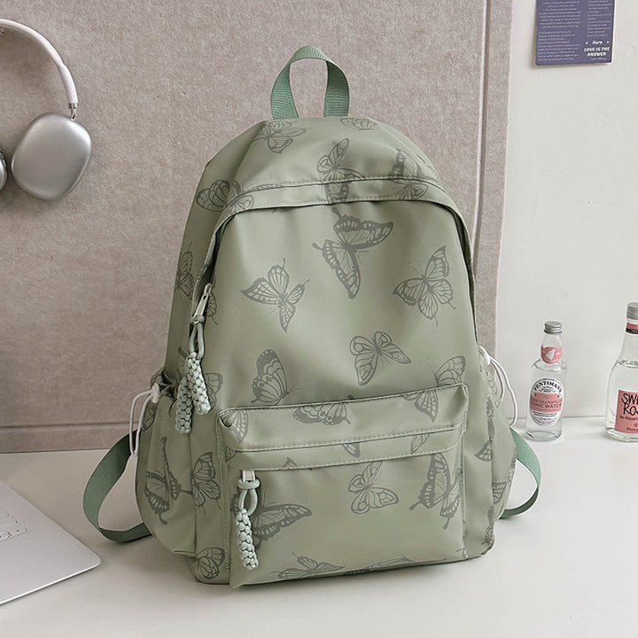 Butterfly Print Casual Backpack