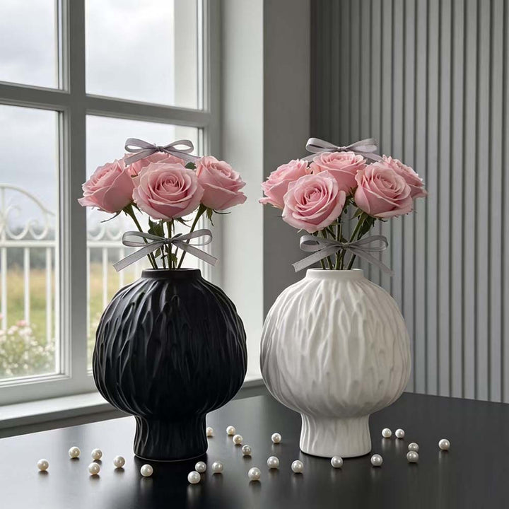 Textured Organic Shaped Decorative Vase Stornfeild
