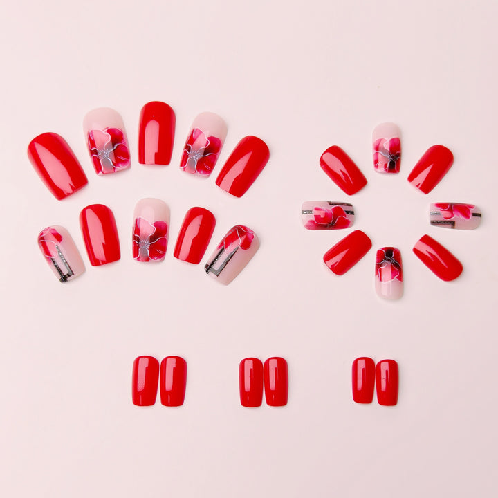 Creative Art Nails with Stylish Poppy Flower Design Stornfield