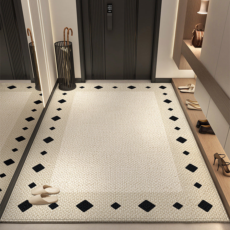 Elegant Geometric Patterned Entrance Mat