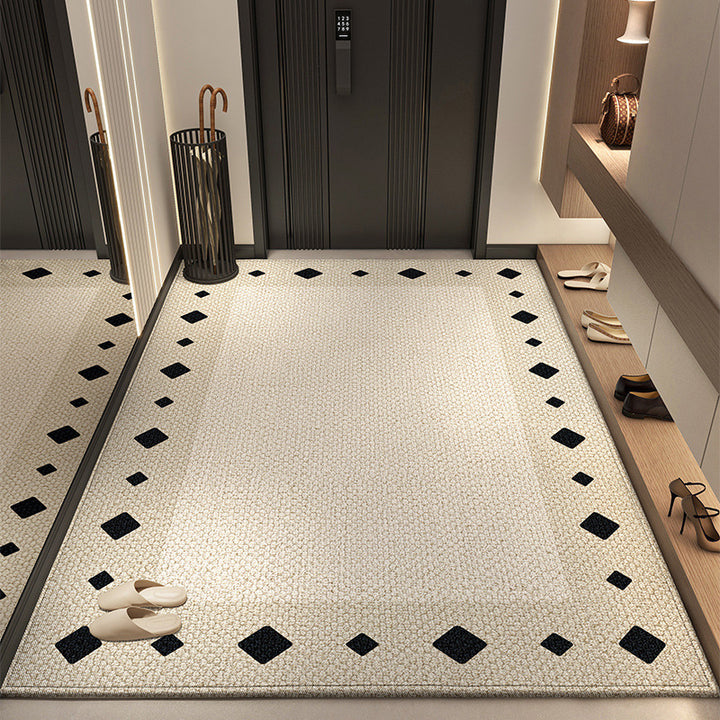 Elegant Geometric Patterned Entrance Mat