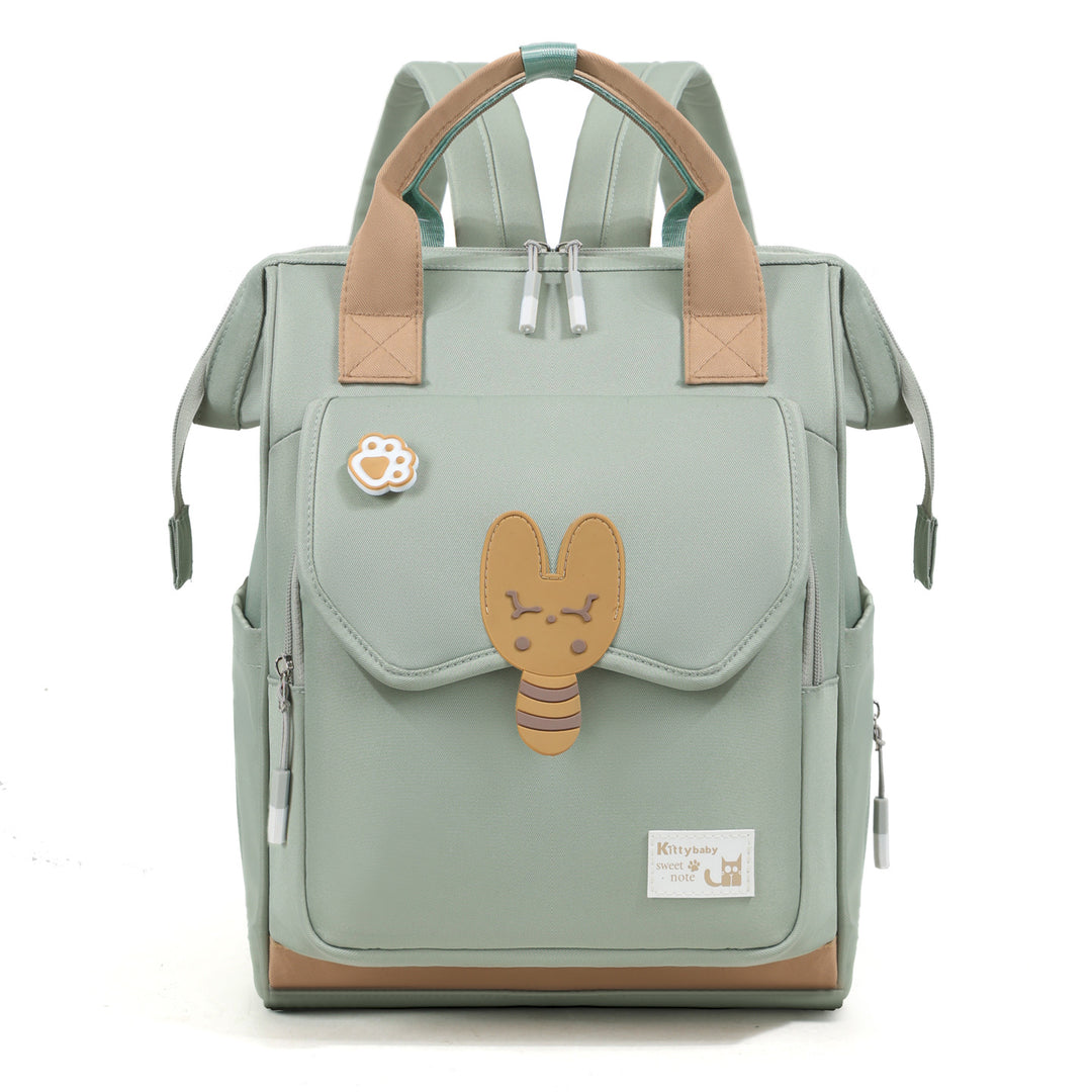 Cute Character Multi-Pocket Diaper Backpack Stornfield