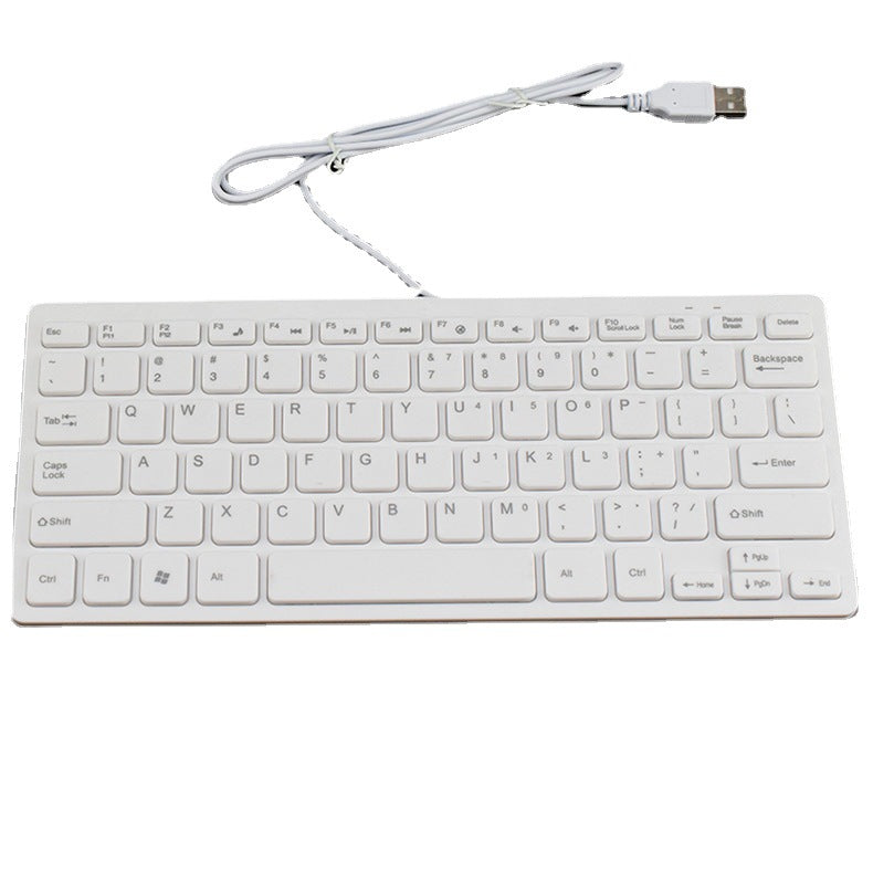 Flat USB keyboard with quiet keystrokes Stornfield