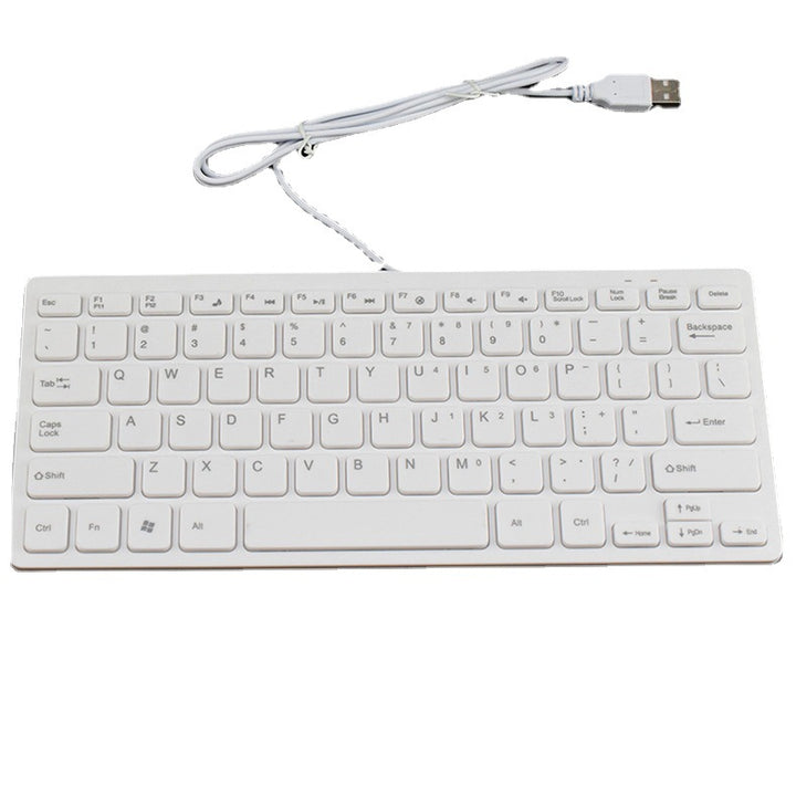 Flat USB keyboard with quiet keystrokes Stornfield