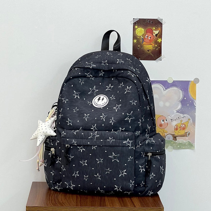 Fun Star-Accent Casual Backpack Stornfield
