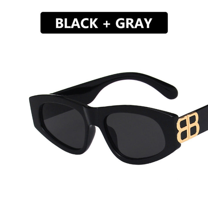 Ladies stylish cat-eye sunglasses with modern leopard pattern Stornfield