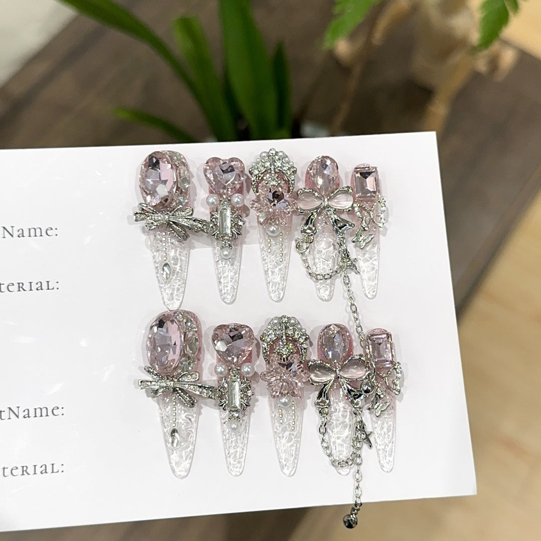 Decorative Rhinestone Hair Clip Set