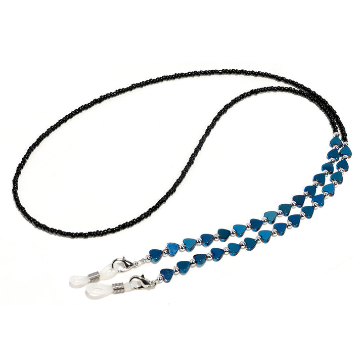 Heart-Shaped Beaded Eyewear Chain Stornfield