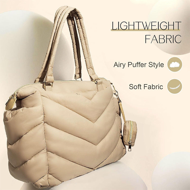 Padded shoulder bag with versatile carrying system Stornfield