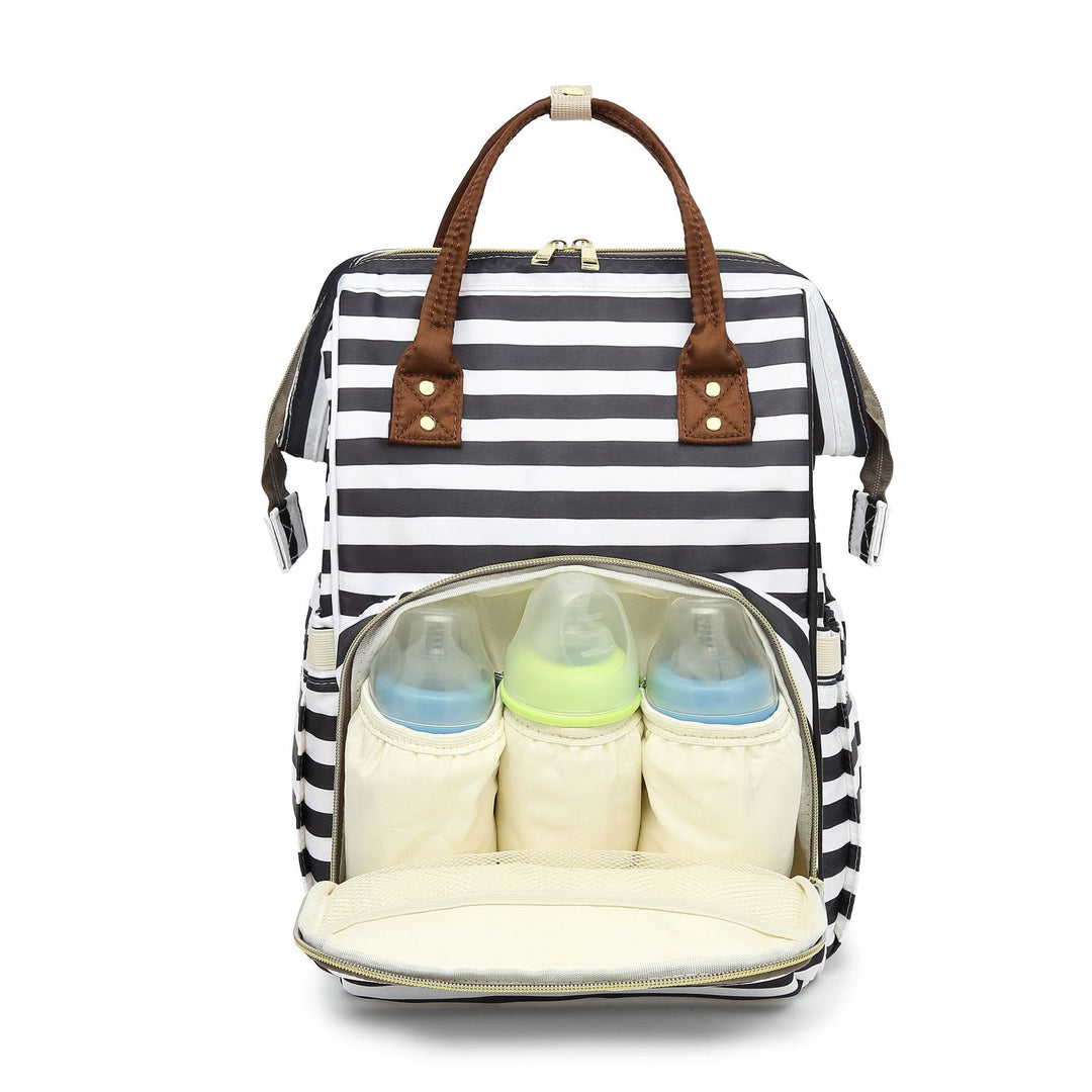 Stylish Striped Backpack Stornfield