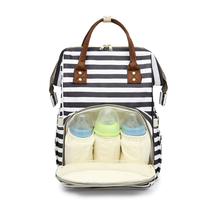 Stylish Striped Backpack Stornfield