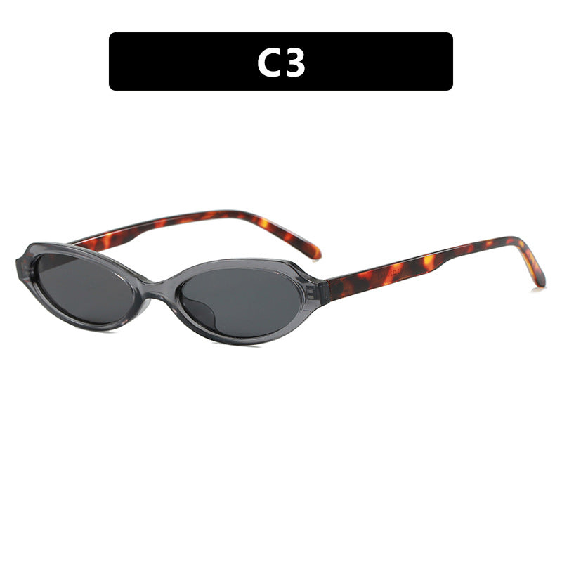 Ladies elegant sunglasses in stylish oval design Stornfield
