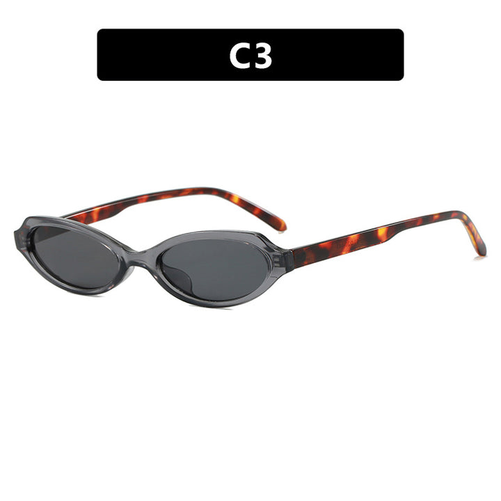 Ladies elegant sunglasses in stylish oval design Stornfield