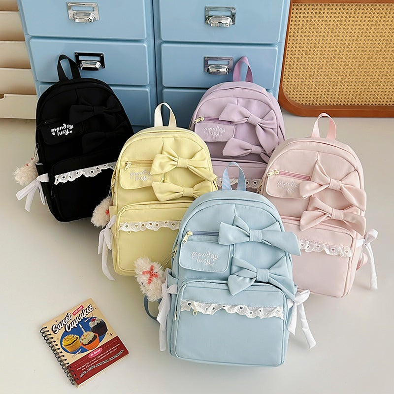 Cute Bow-Detail Backpack Stornfield