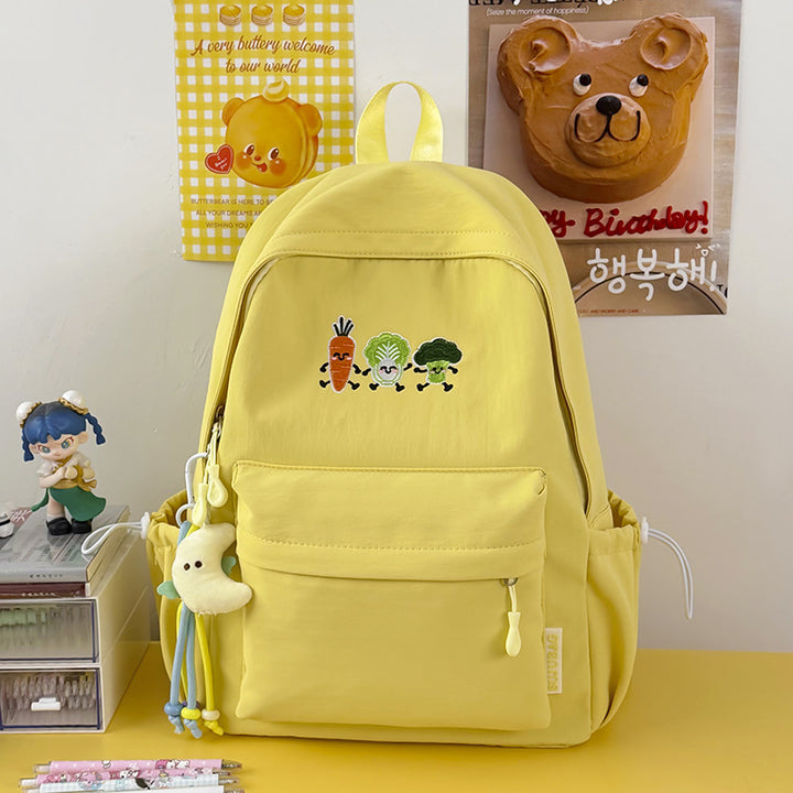 Casual Animated Vegetable-Themed Backpack Stornfield