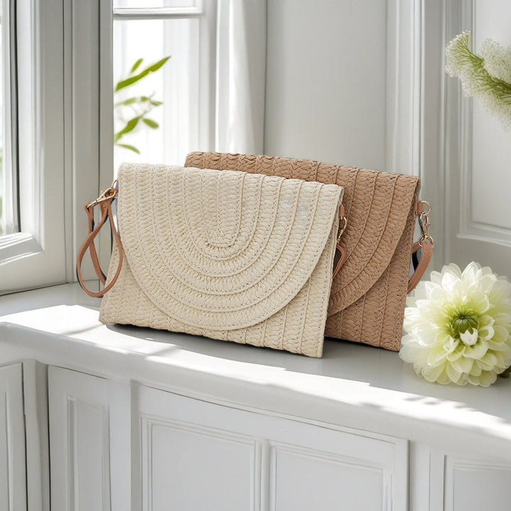 Woven Natural Material Crossbody Bag Stornfield