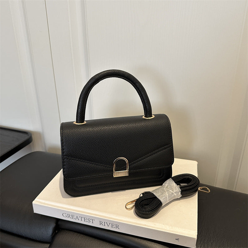 Elegant Structured Handheld Satchel