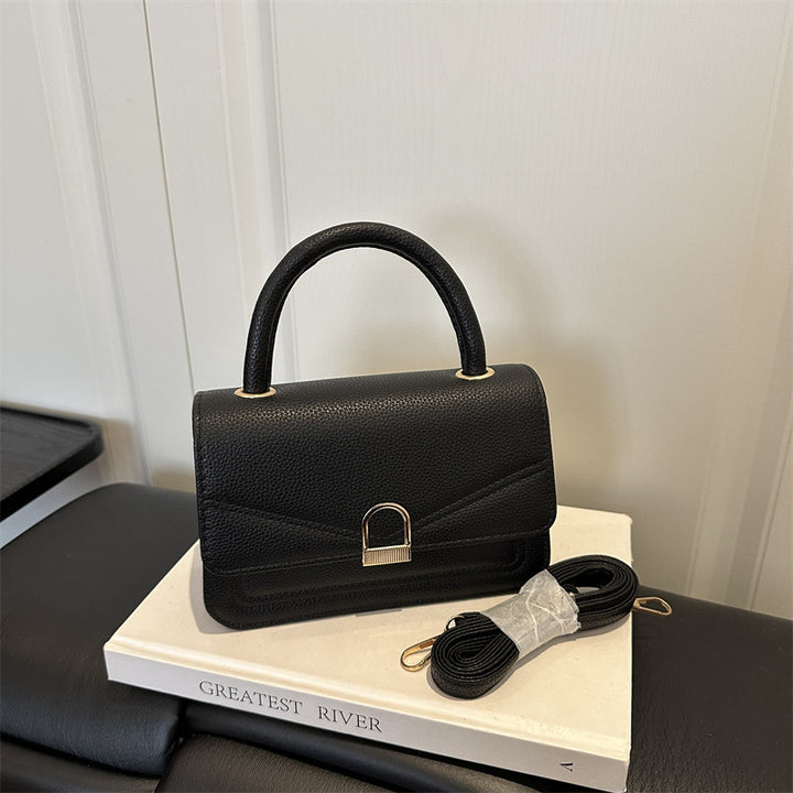 Elegant Structured Handheld Satchel