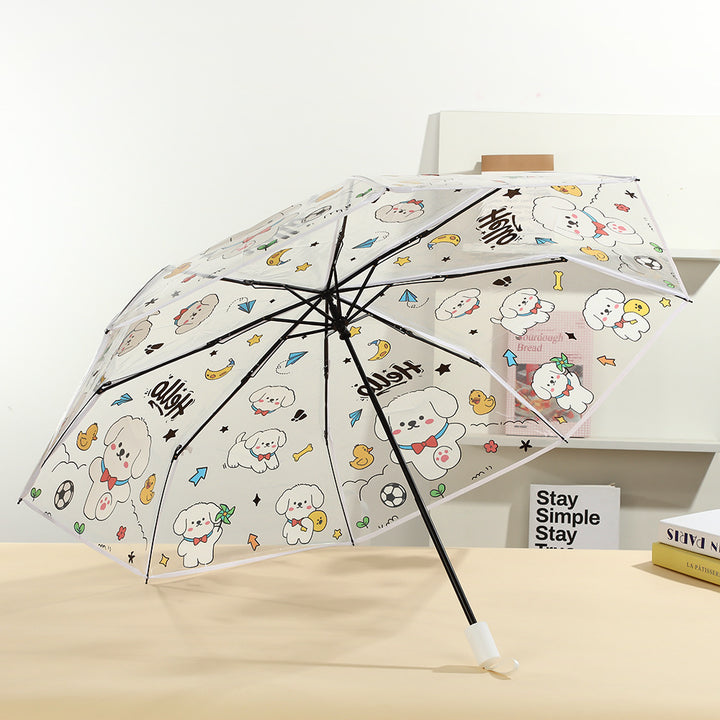 Women Pet Motif Umbrella Stornfield