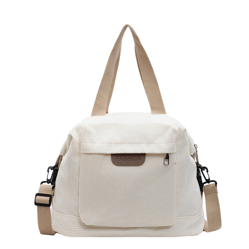 Corduroy Casual Shoulder Tote Bag Stornfield