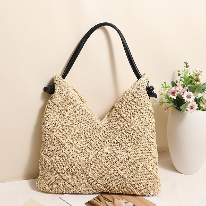 Braided Shoulder Bag Made of Natural Materials Stornfield
