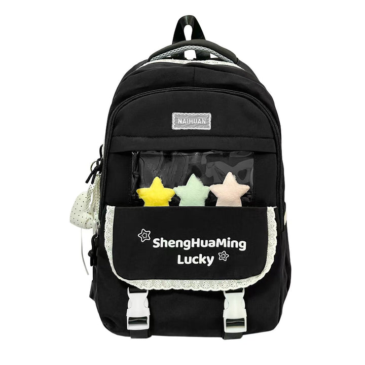 Playful Star-Embellished Backpack Stornfield