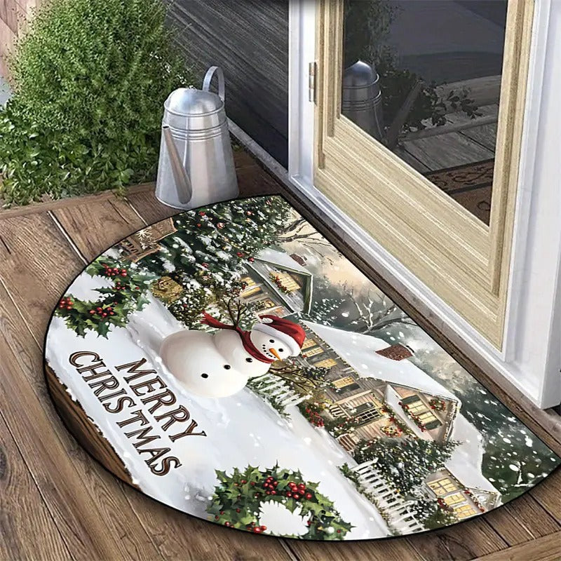 Holiday-Themed Decorative Floor Mat Stornfield