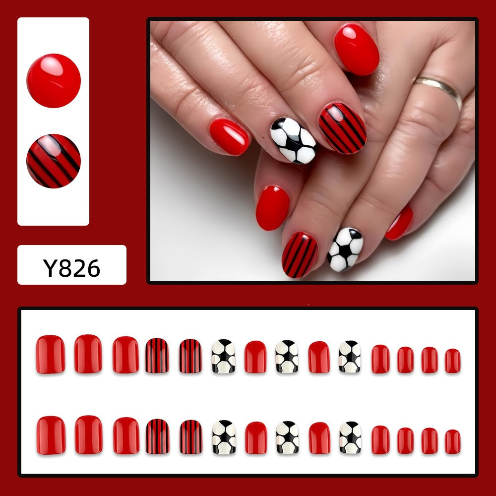Creative football nail designs Stornfield