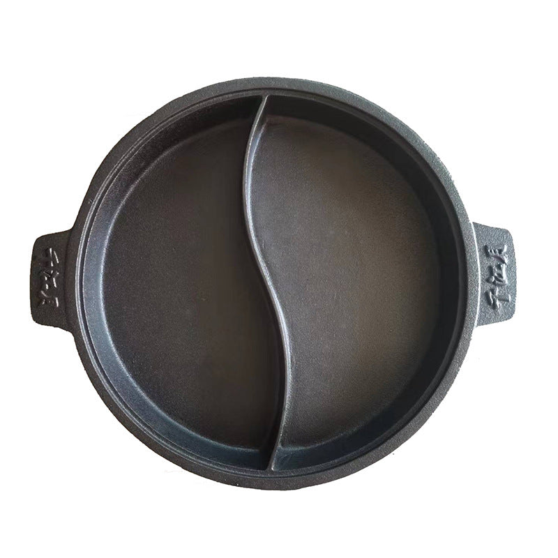 Dual Compartment Cast Iron Serving Pan Stornfield