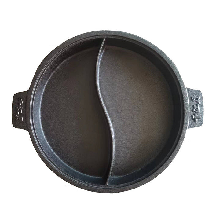 Dual Compartment Cast Iron Serving Pan Stornfield