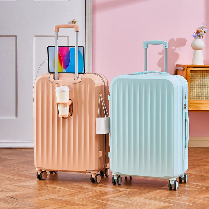 Functional Tech-Integrated Rolling Suitcase Stornfield