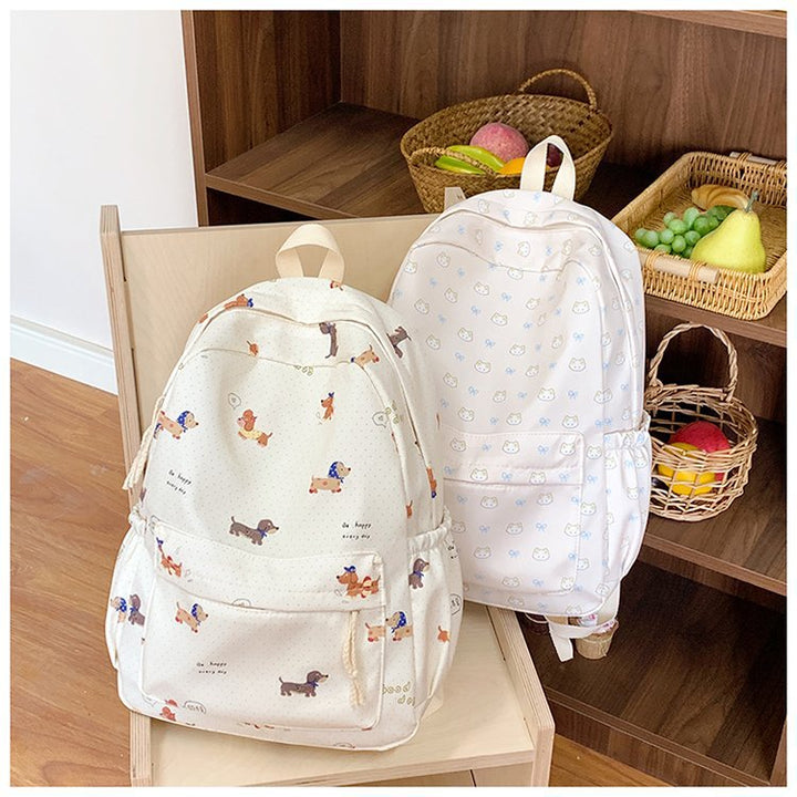 Backpack with Cute Dog Friend Design Stornfield