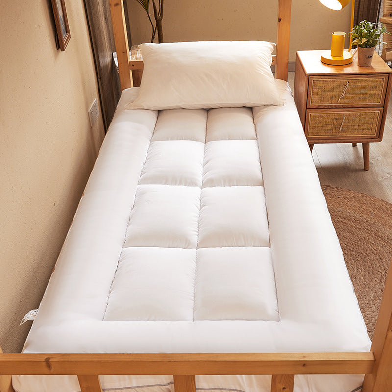 Japanese futon topper made of microfiber with triple foldable design and high point elasticity