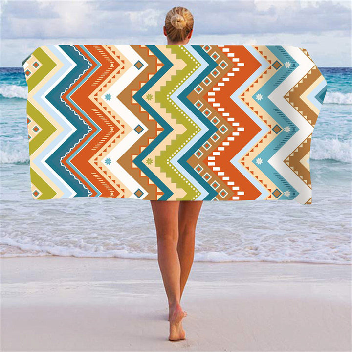 Beach towel with unique geometric pattern Stornfield