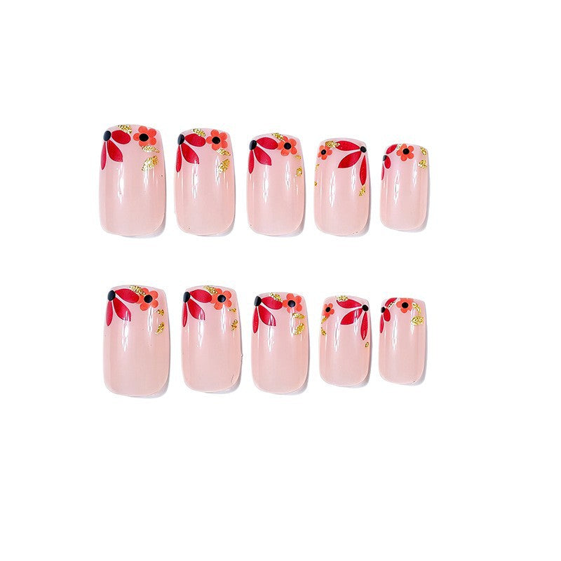 Floral Design Nail Art Enhancements Stornfield