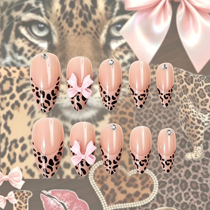 Stylish Animal Print Press-On Nail Tips Stornfield