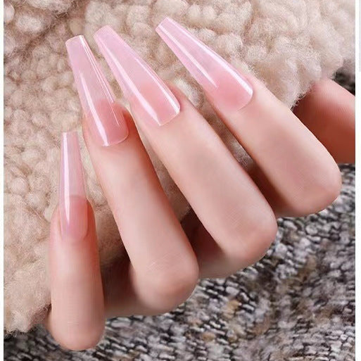 Acrylic nail set with delicate shine and elegant shape Stornfield
