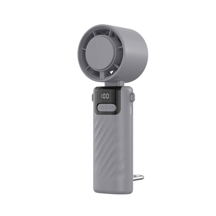 Unisex Digital Display Rechargeable Handheld Cooling Fan Stornfield