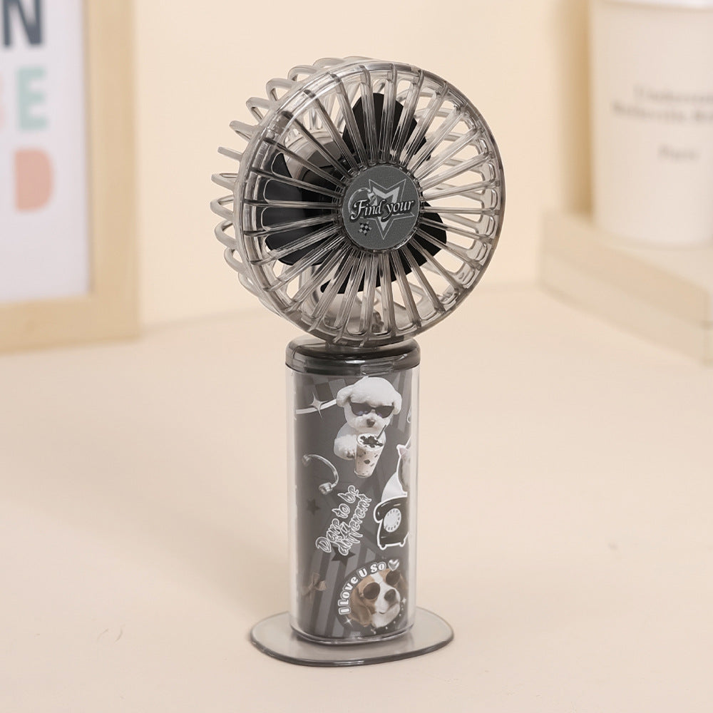 Ladies portable cooling fan with playful animal design Stornfield
