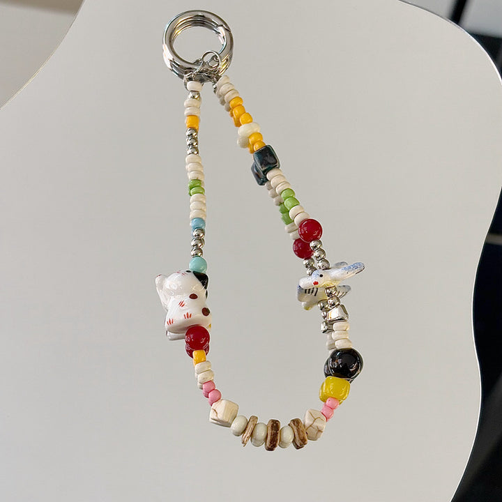 Handmade Beaded Charm Keychain Stornfield 1790135473
