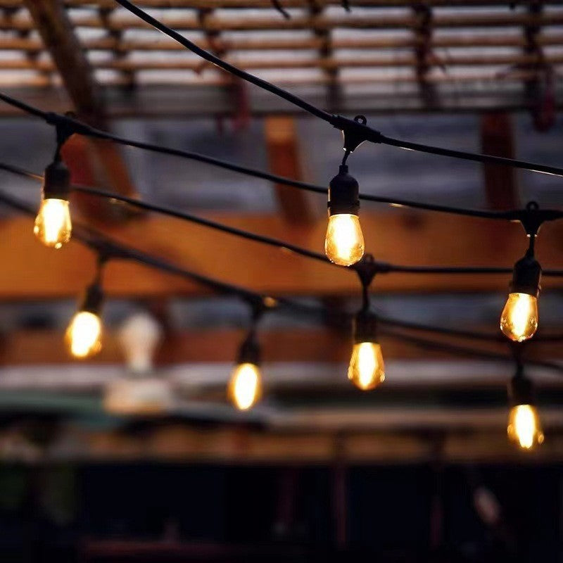 Vintage LED Filament Globe String Lights Outdoor Patio Bulb Garland Stornfield