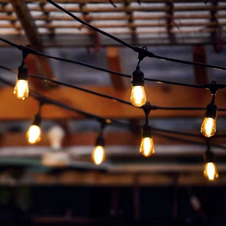 Vintage LED Filament Globe String Lights Outdoor Patio Bulb Garland Stornfield