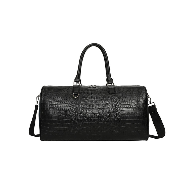 Elegant Travel Bag Made of Durable Artificial Leather with Crocodile Pattern Stornfield