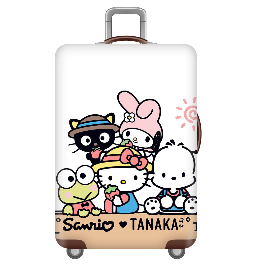 Unisex children's suitcase with reinforced hard shell, telescopic handle and Kuromi motif Stornfield