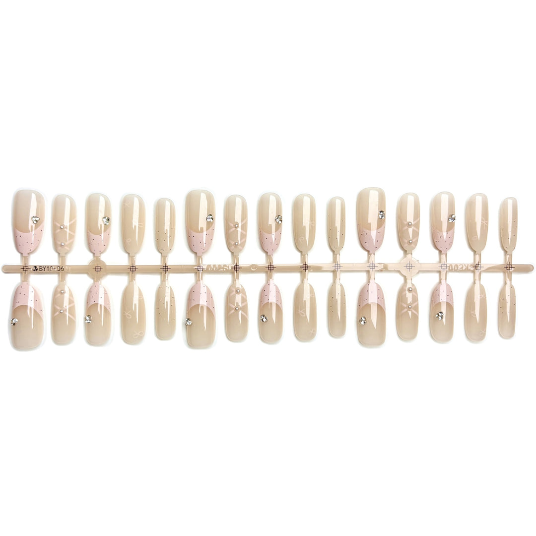 Elegant Press-On Nail Art Set 1790746012