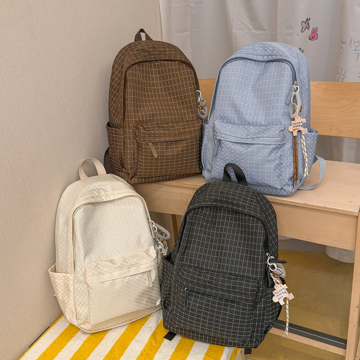 Casual Checkered Backpack Stornfield