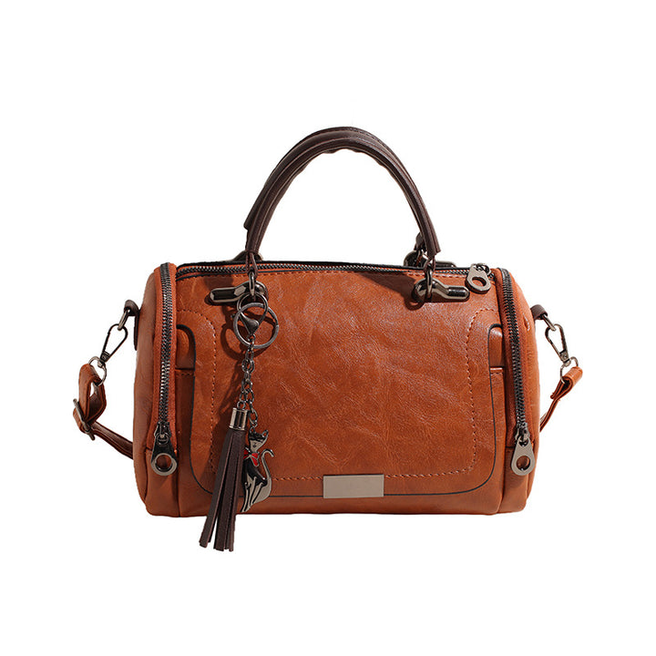 Leather Handheld Satchel