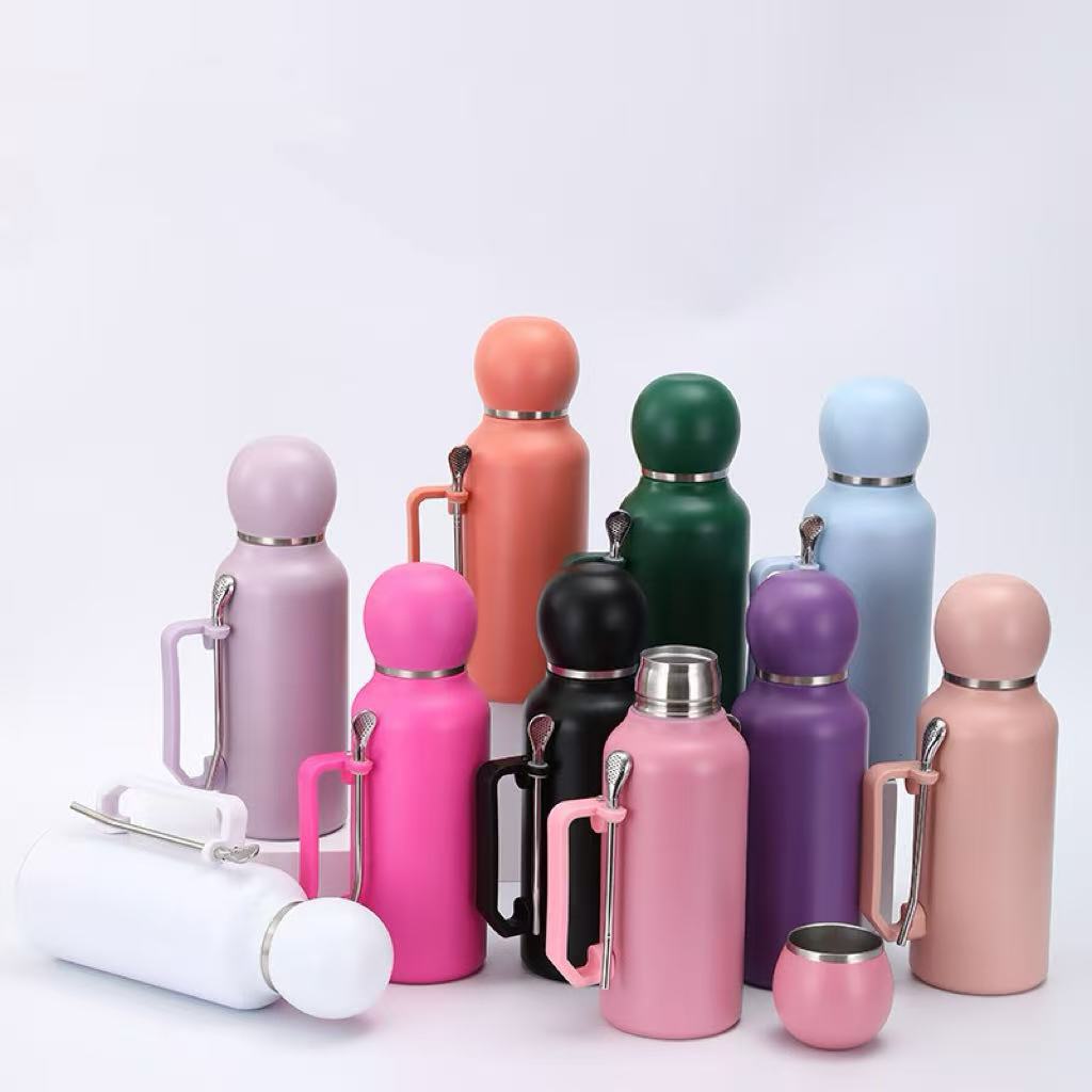 Ladies insulated multifunctional drinking bottle with integrated tea strainer Stornfield