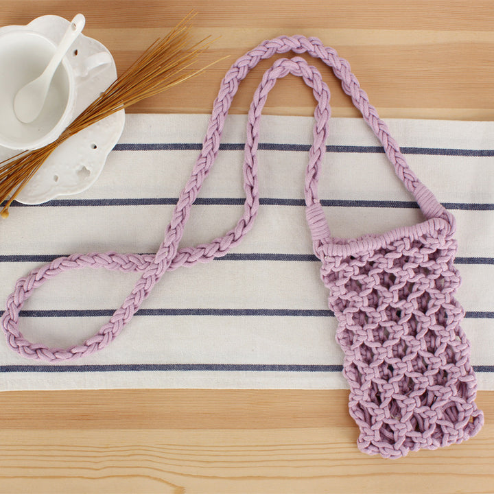 Macramé Shoulder Bag in Creative Net Design Stornfield
